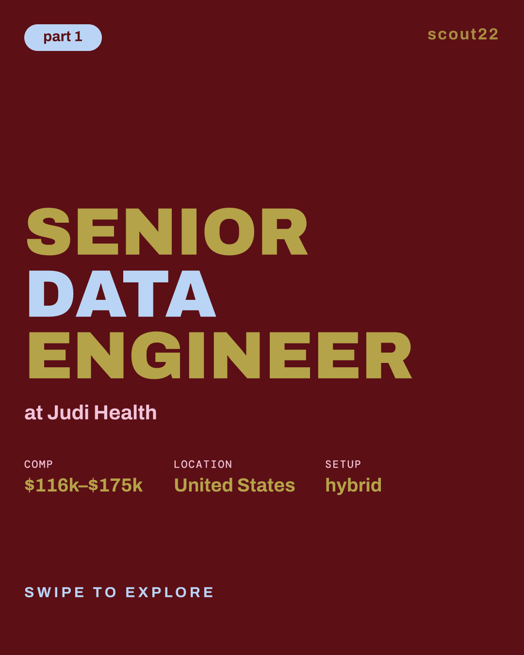 Senior Data Engineer at Judi Health
