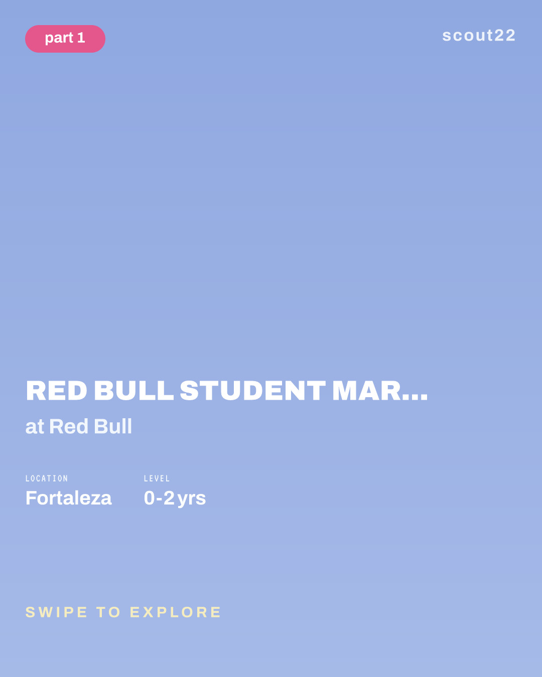 Red Bull Student Marketeer - Gerenalist - Fortaleza at Red Bull