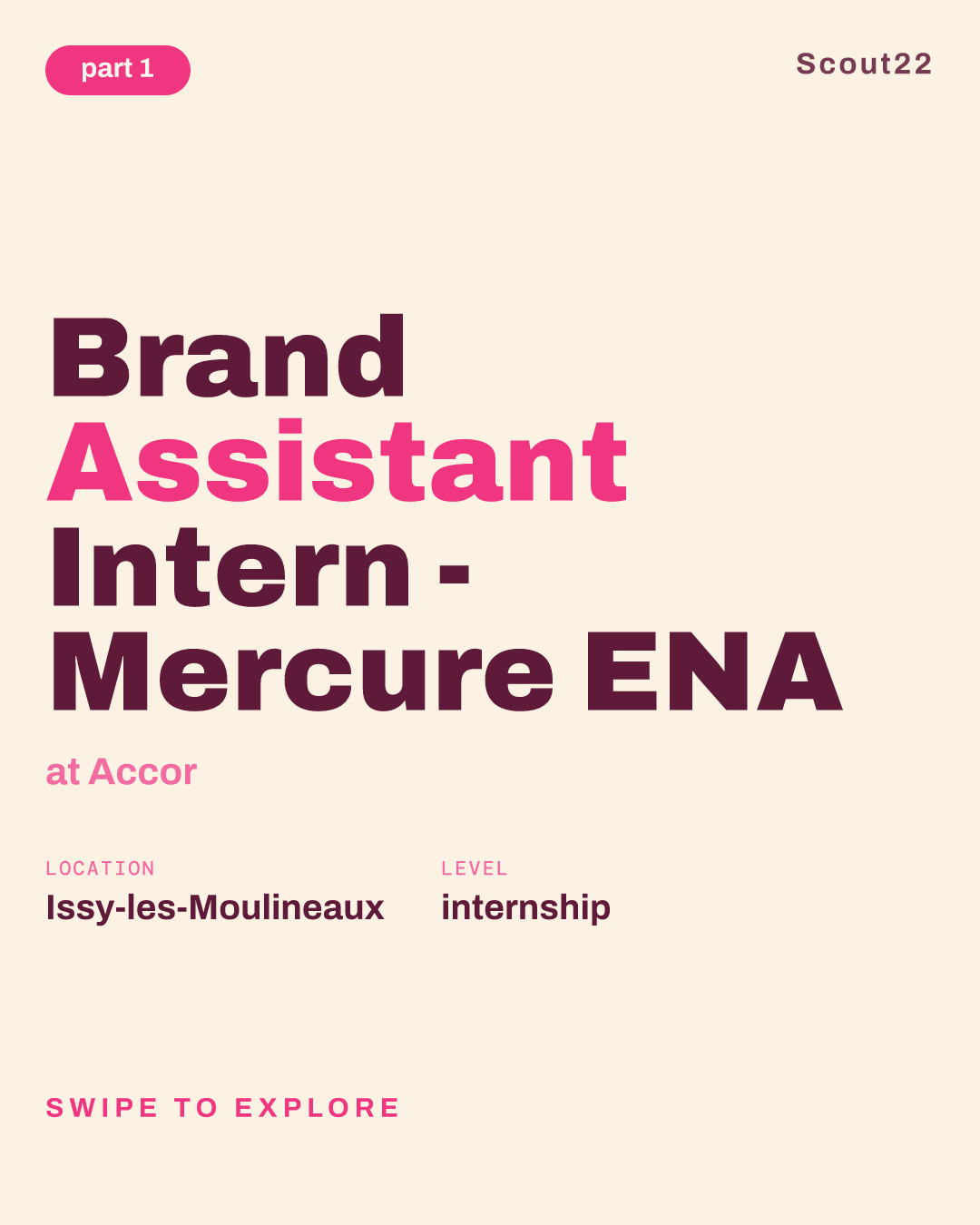 Brand Assistant Intern - Mercure ENA at Accor