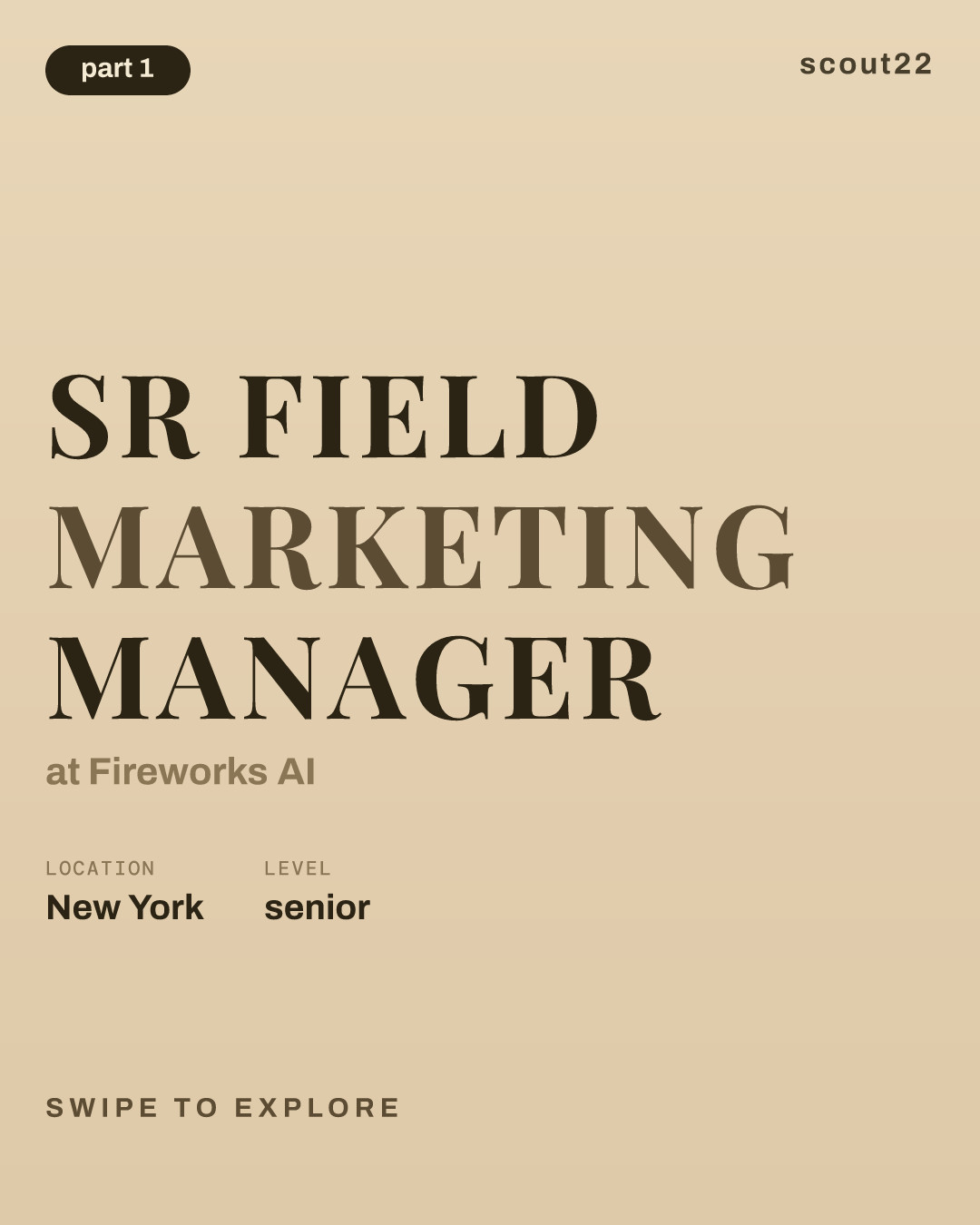 Sr Field Marketing Manager at Fireworks AI
