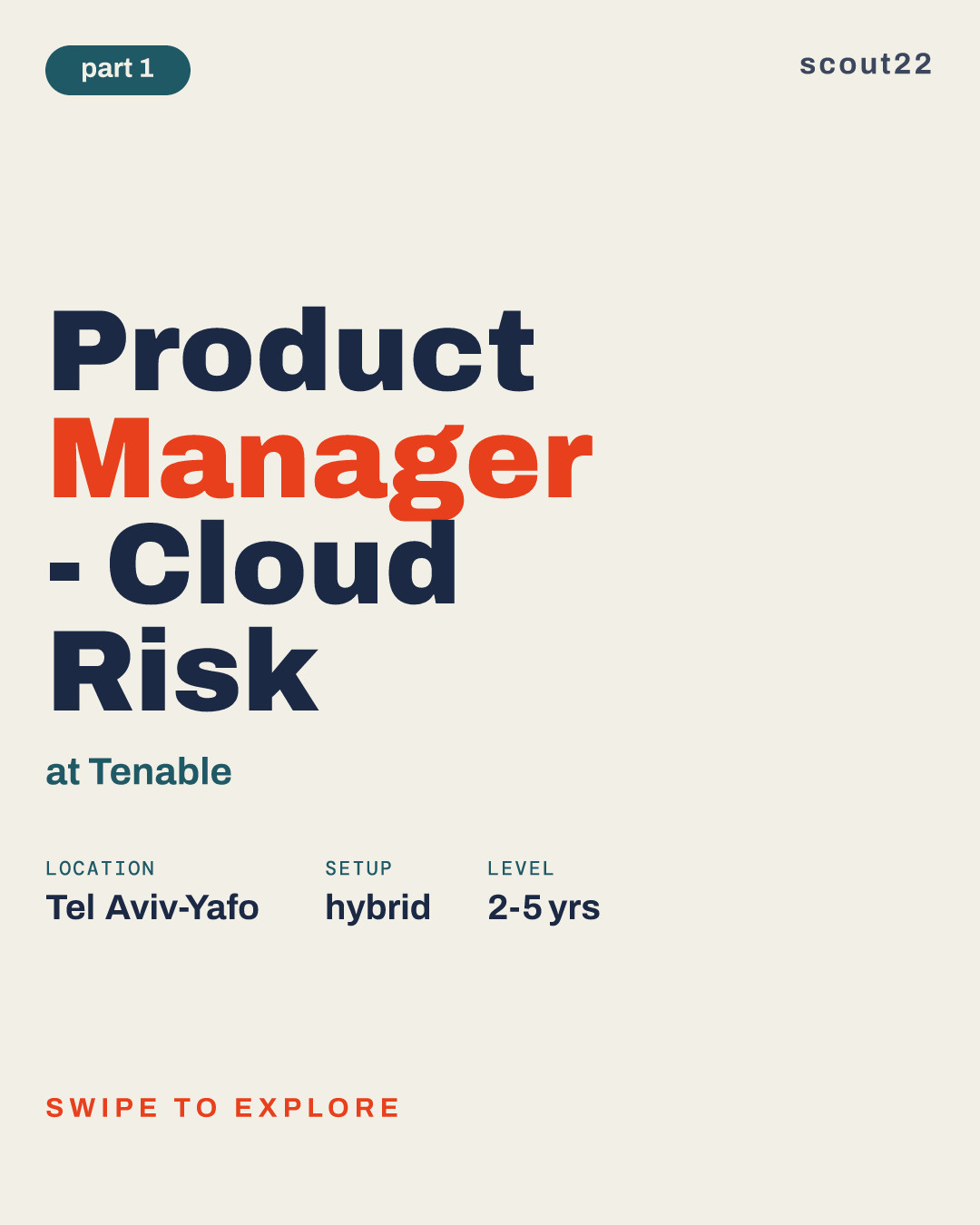 Product Manager - Cloud Risk at Tenable
