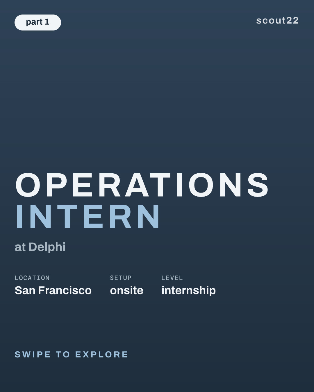 Operations Intern at Delphi