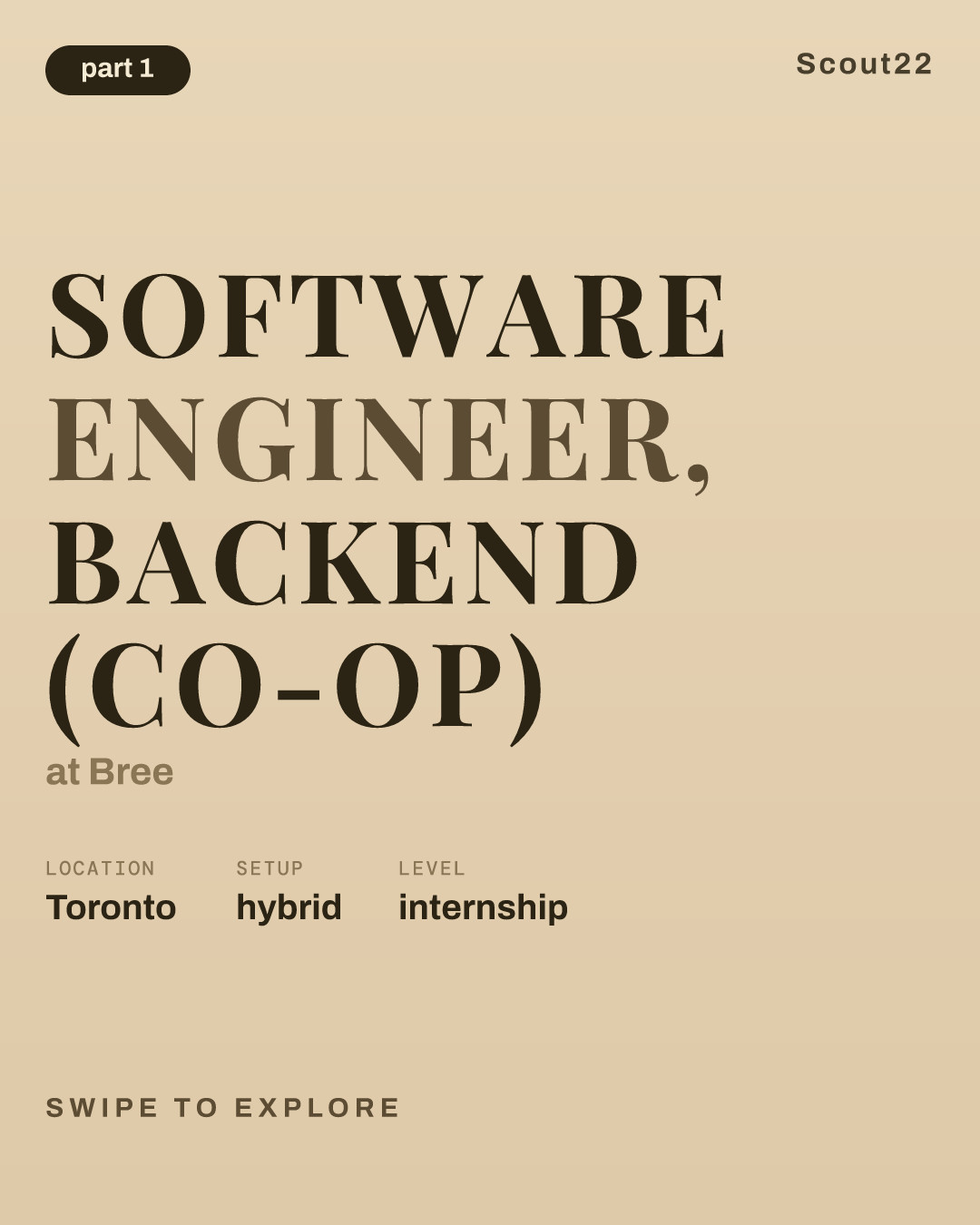 Software Engineer, Backend (Co-op) at Bree