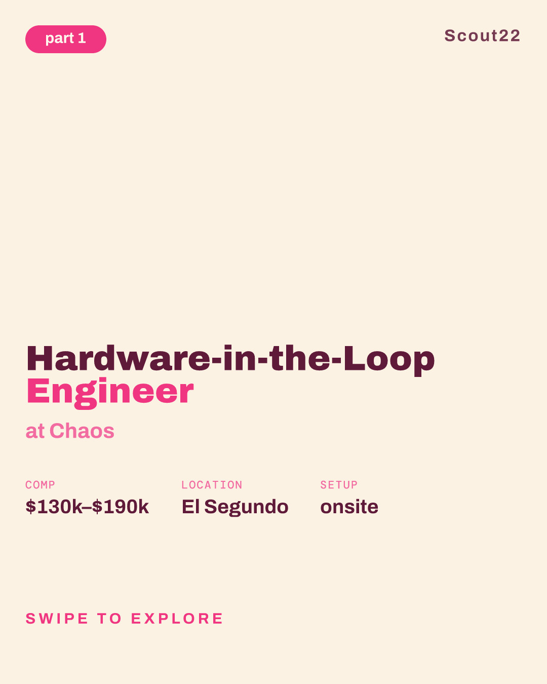 Hardware-in-the-Loop Engineer at Chaos