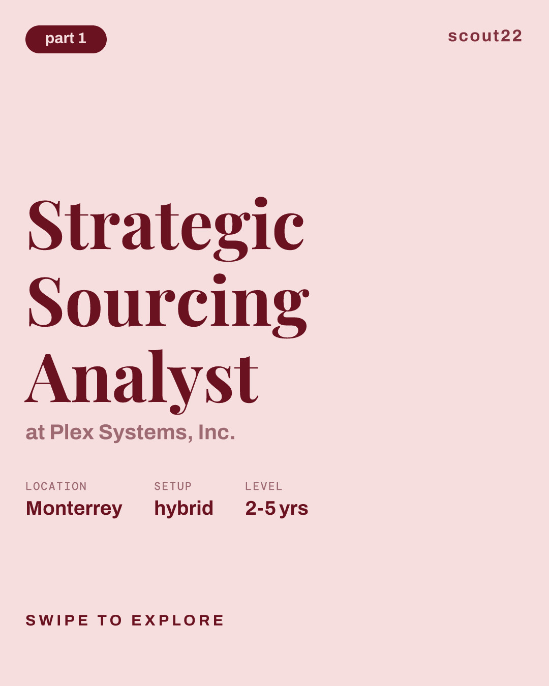 Strategic Sourcing Analyst at Plex Systems, Inc.