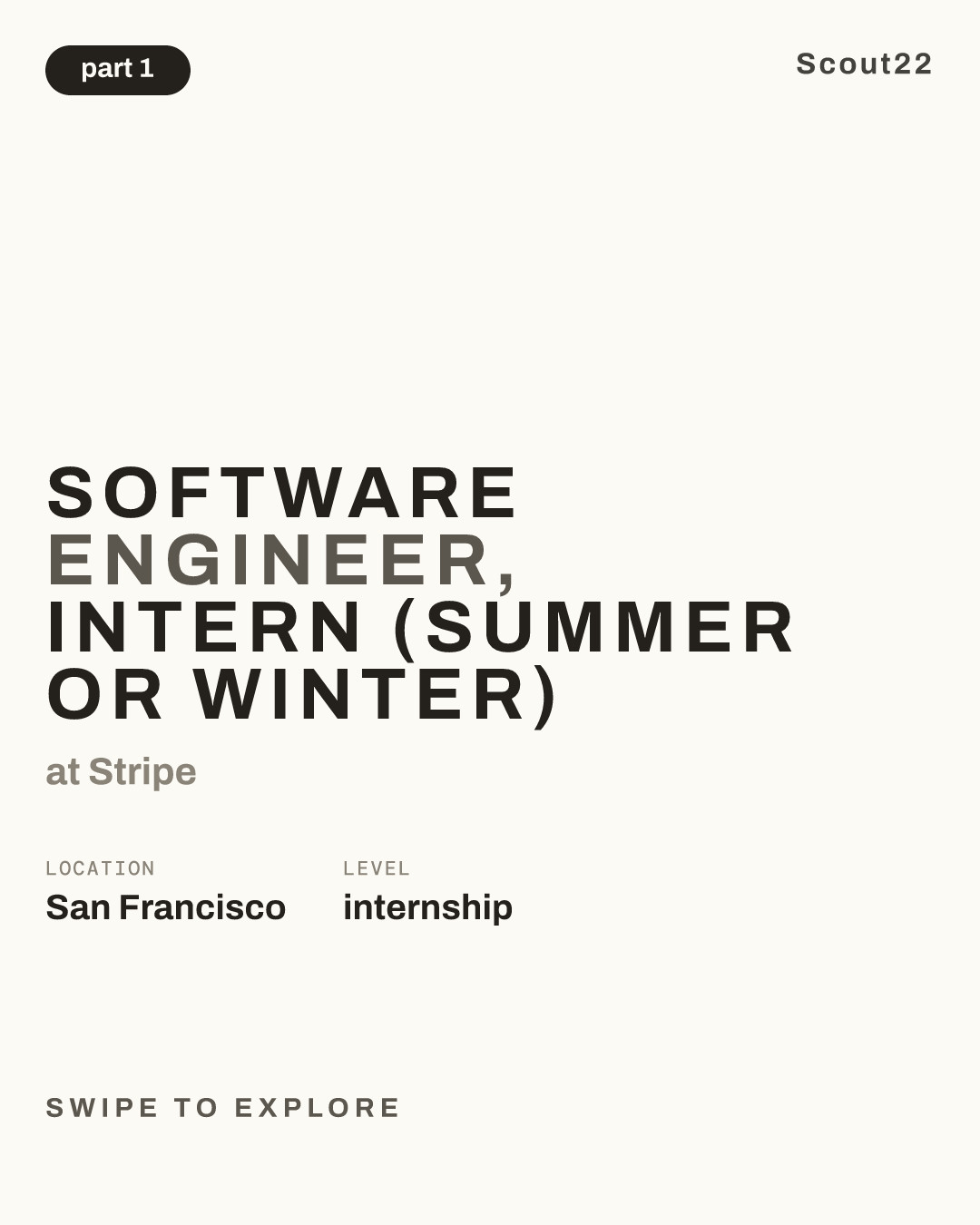 Software Engineer, Intern (Summer or Winter) at Stripe