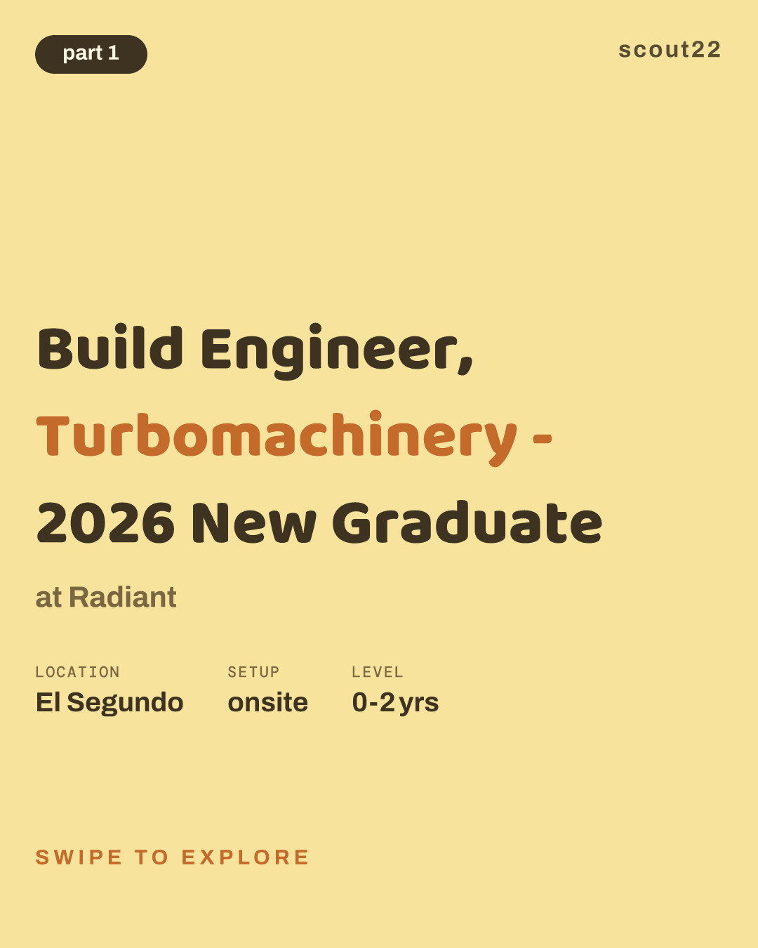 Build Engineer, Turbomachinery - 2026 New Graduate at Radiant