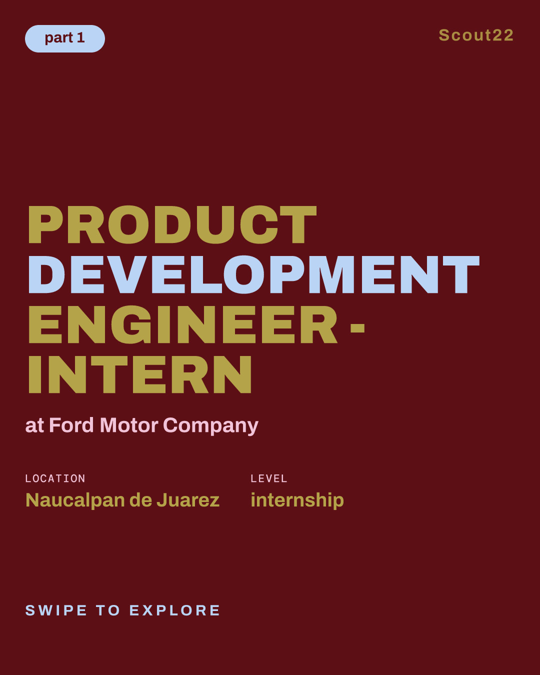 Product Development Engineer - Intern at Ford Motor Company