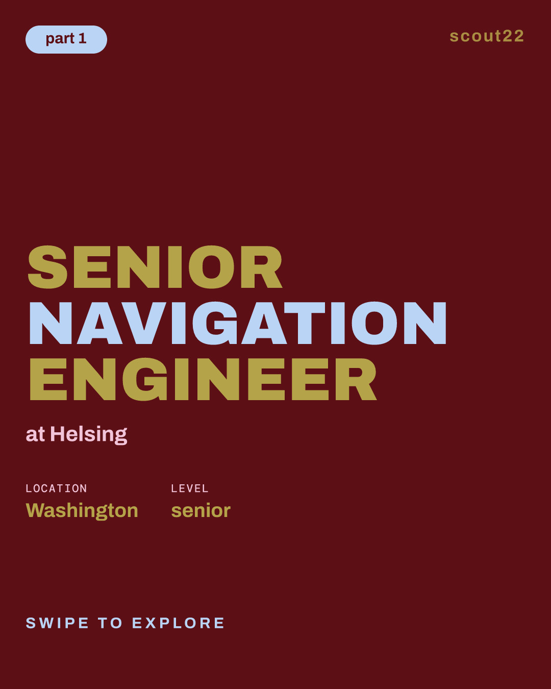 Senior Navigation Engineer at Helsing