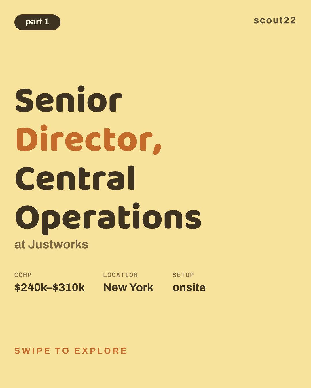 Senior Director, Central Operations at Justworks