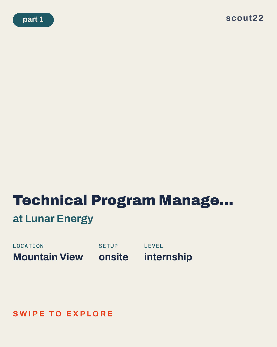 Technical Program Manager Intern, Hardware Engineering at Lunar Energy