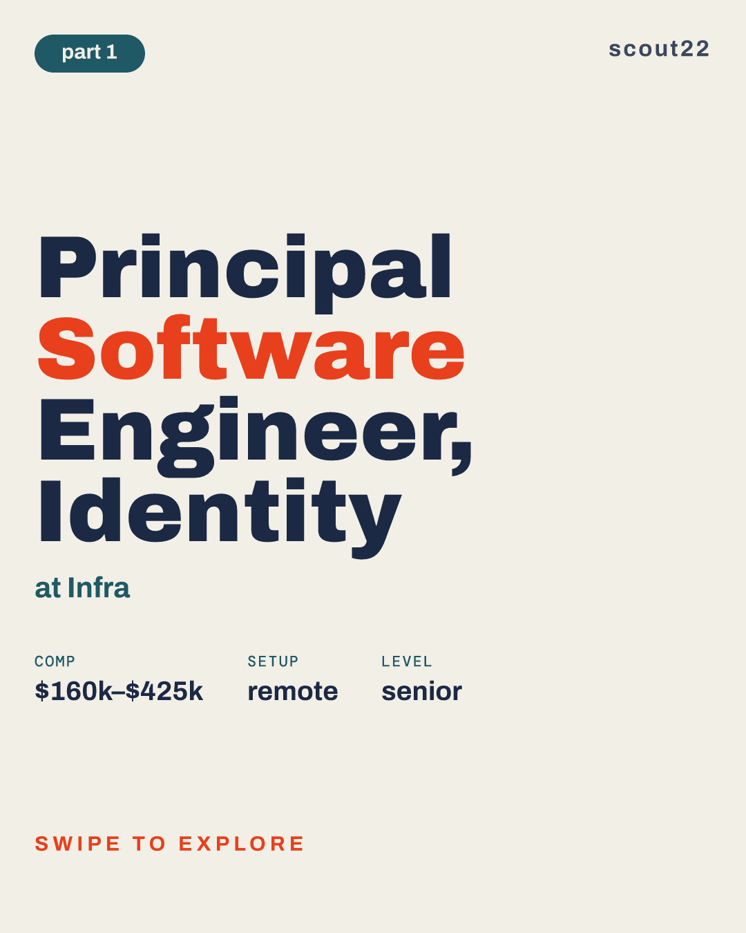 Principal Software Engineer, Identity at Infra