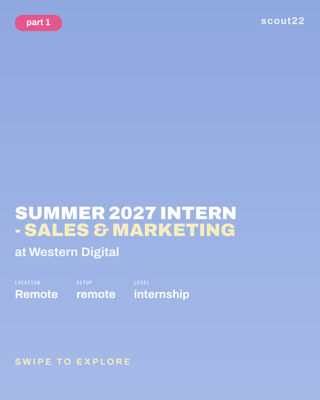 Summer 2027 Intern - Sales & Marketing at Western Digital