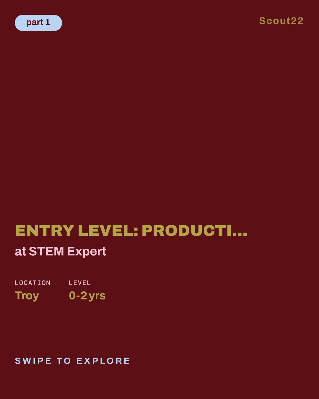 Entry Level: Production Engineer/Manufacture Engineer/Mechanical Engineer at STEM Expert