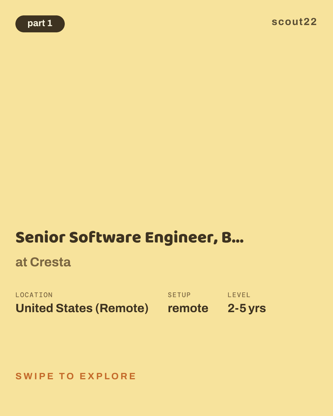 Senior Software Engineer, Backend (AI Agent) at Cresta
