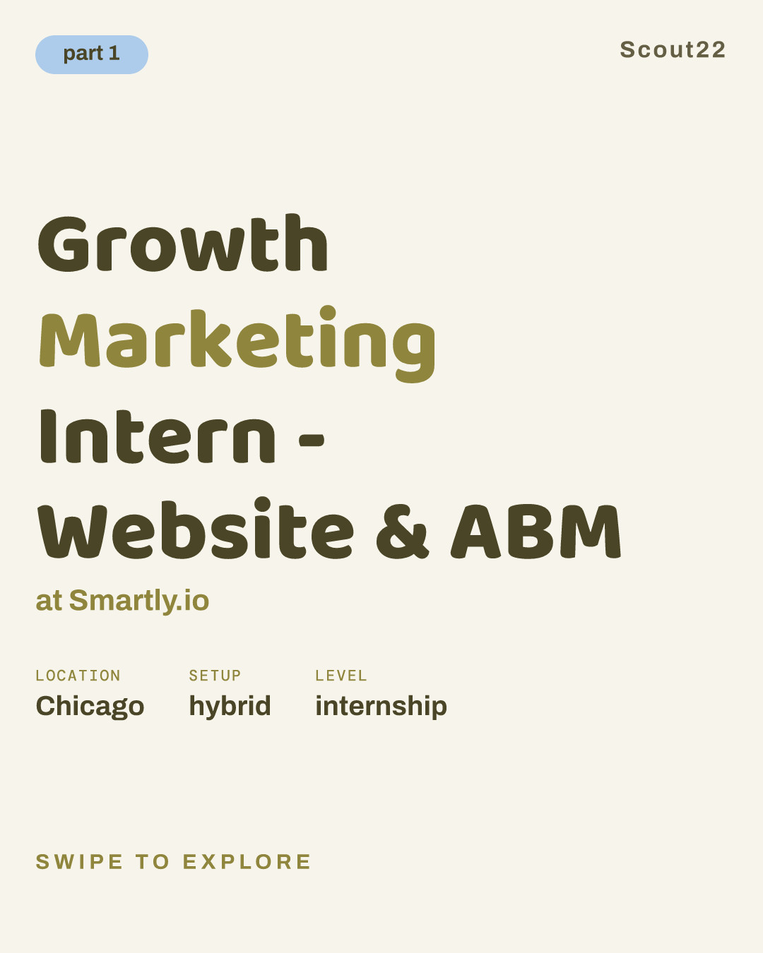 Growth Marketing Intern - Website & ABM at Smartly.io