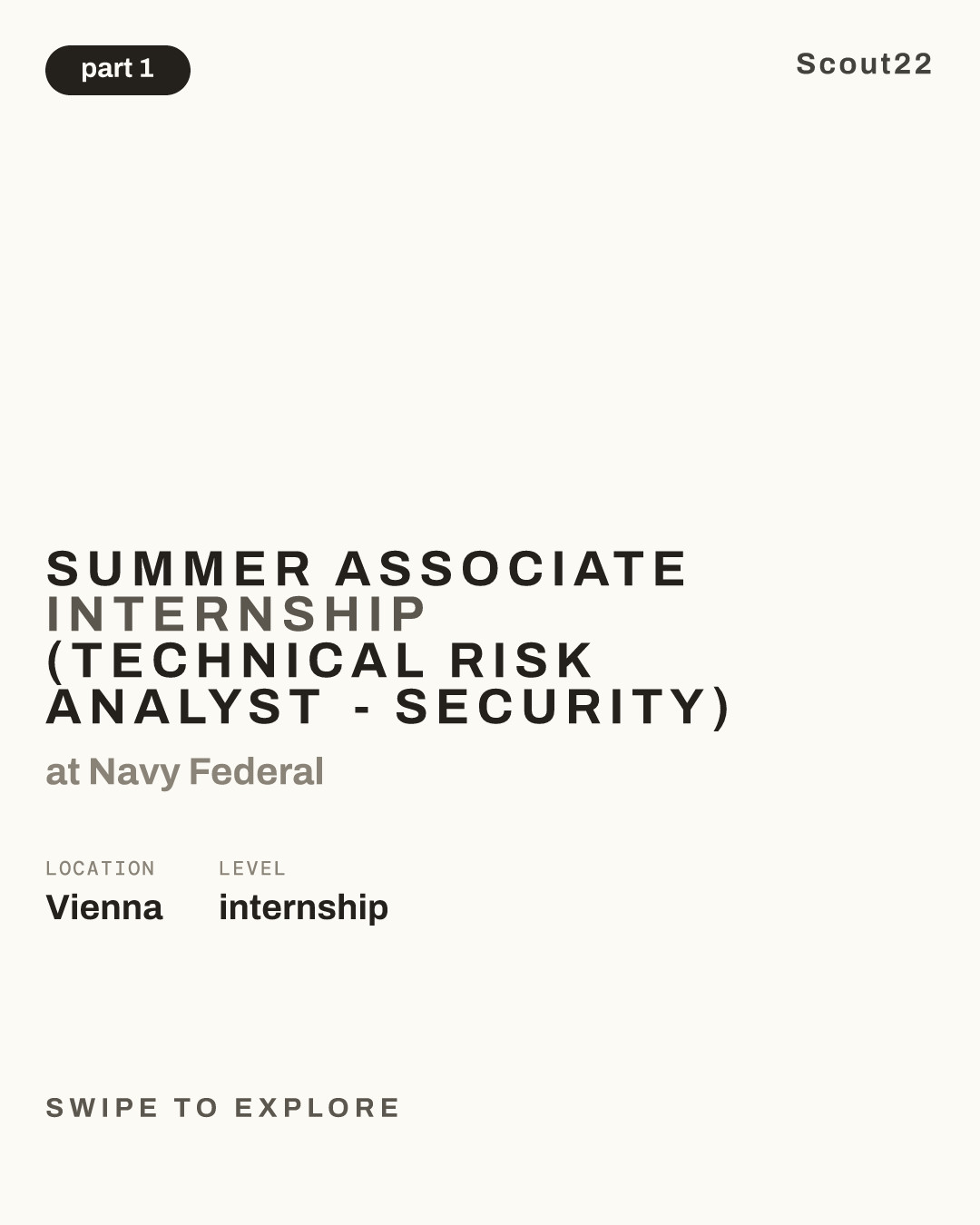 Summer Associate Internship (Technical Risk Analyst - Security) at Navy Federal