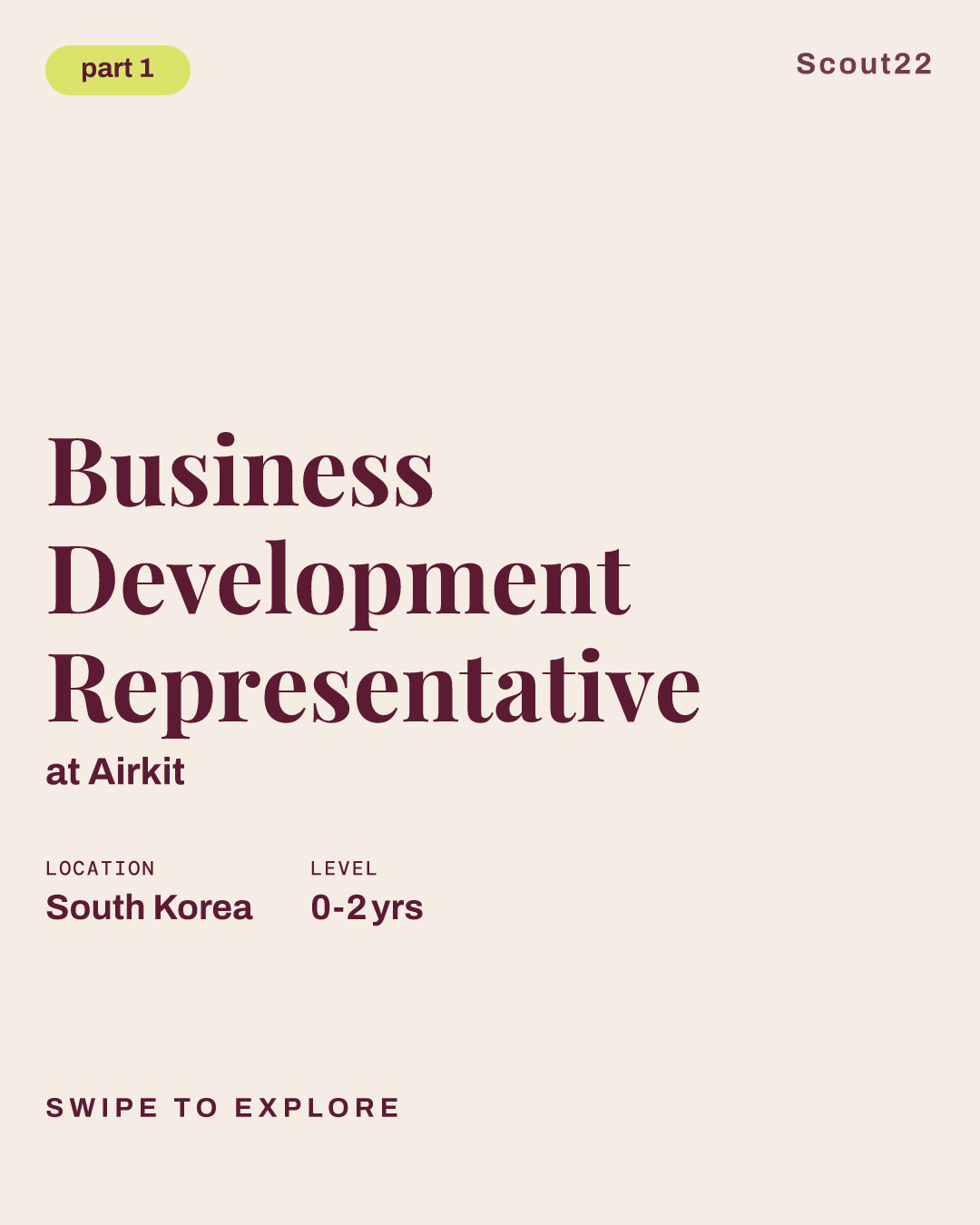 Business Development Representative at Airkit