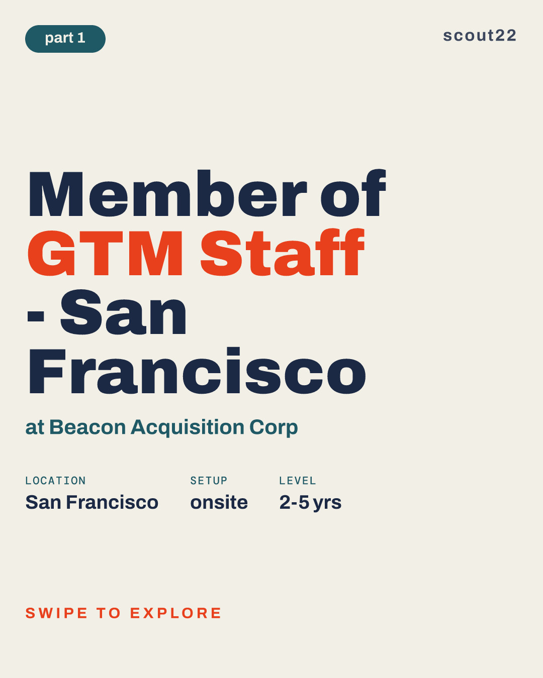 Member of GTM Staff - San Francisco at Beacon Acquisition Corp