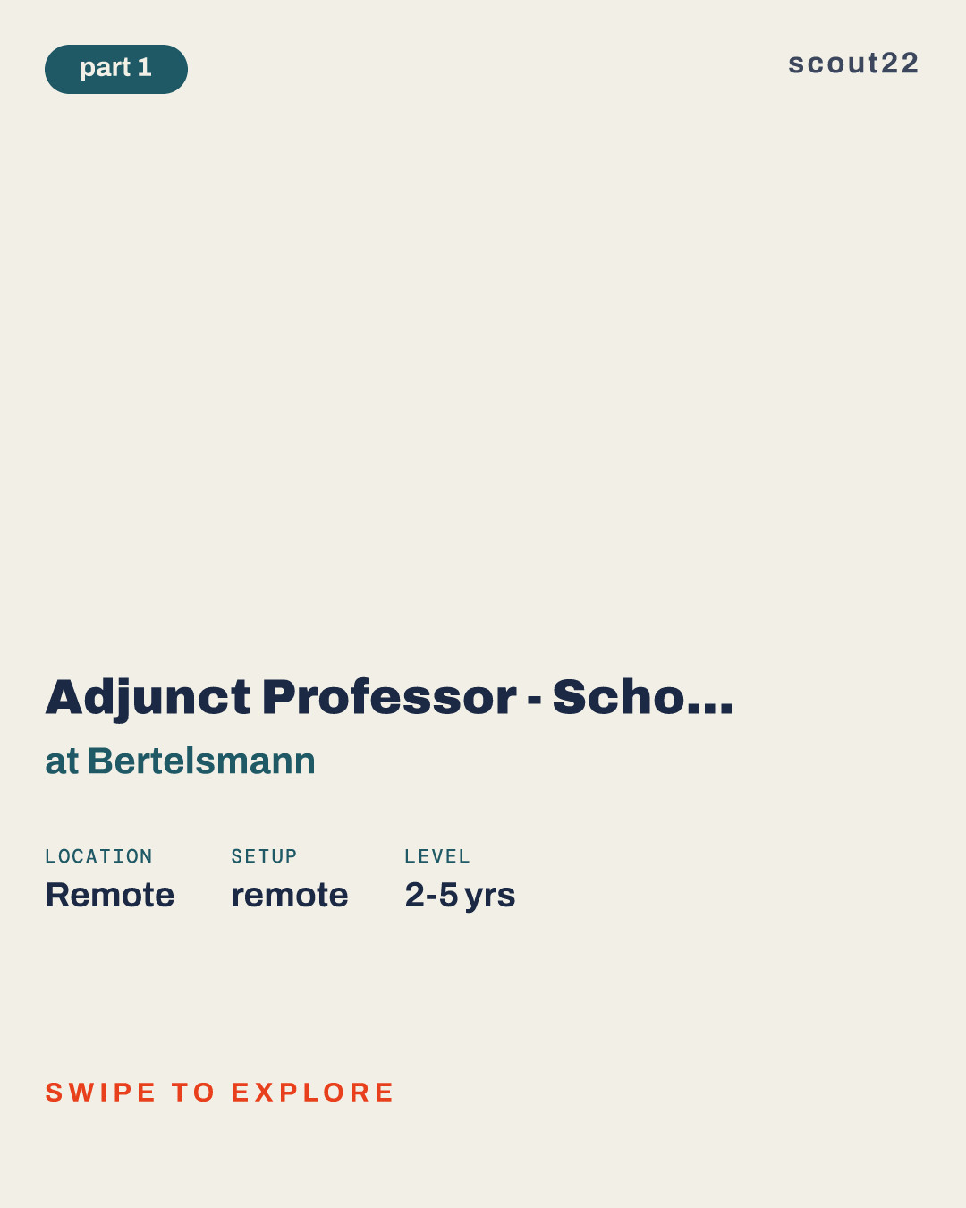 Adjunct Professor - School of Education: PPS School Counseling - Online Campus Candidate Pool at Bertelsmann