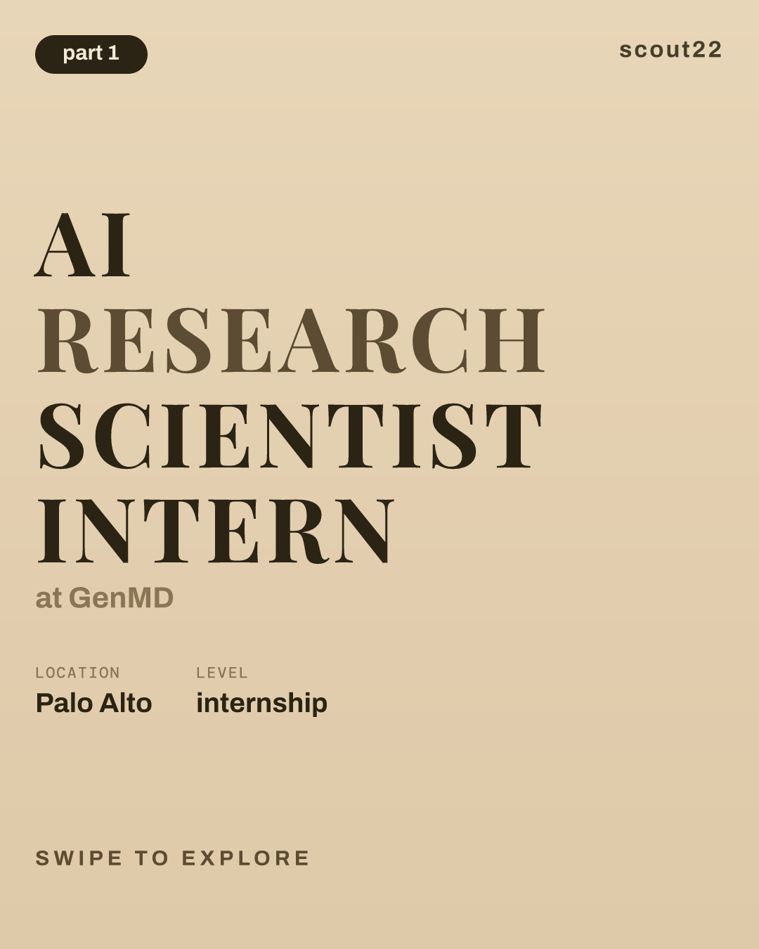 AI Research Scientist Intern at GenMD
