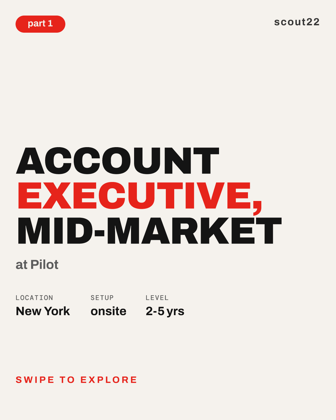 Account Executive, Mid-Market at Pilot