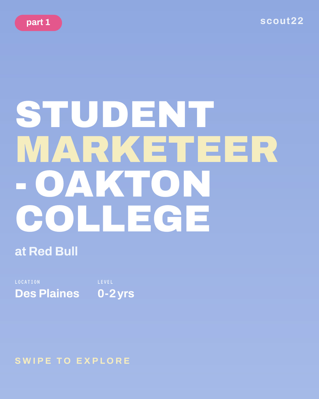 Student Marketeer - Oakton College at Red Bull