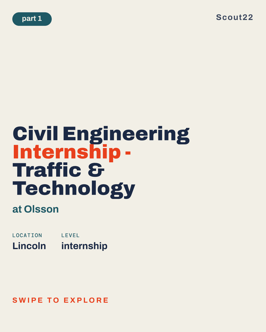Civil Engineering Internship - Traffic & Technology at Olsson