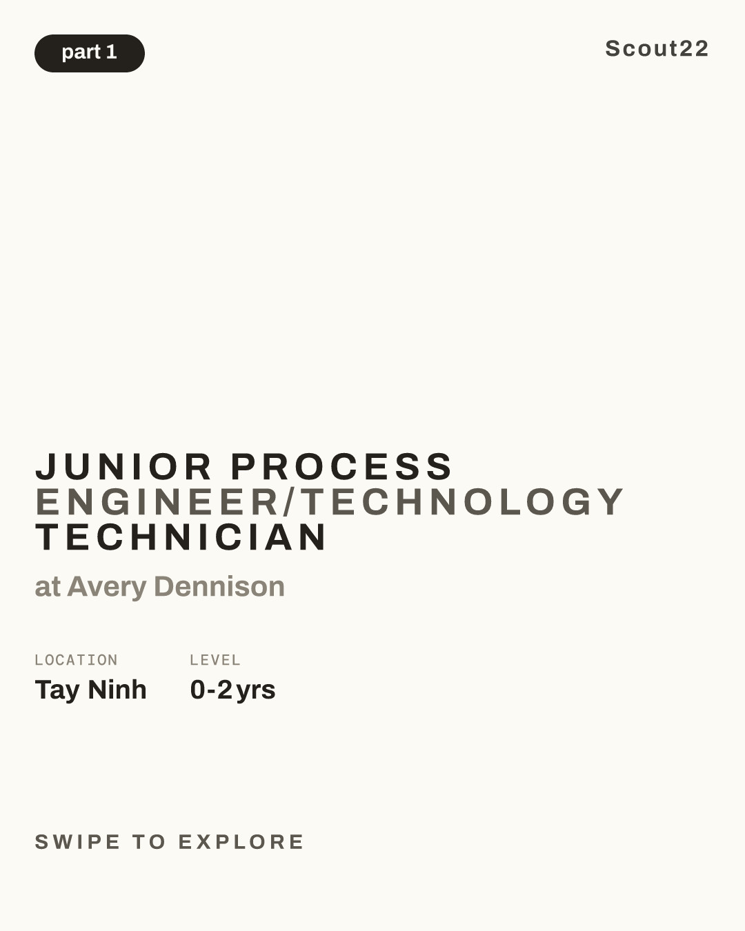 Junior Process Engineer/Technology Technician at Avery Dennison