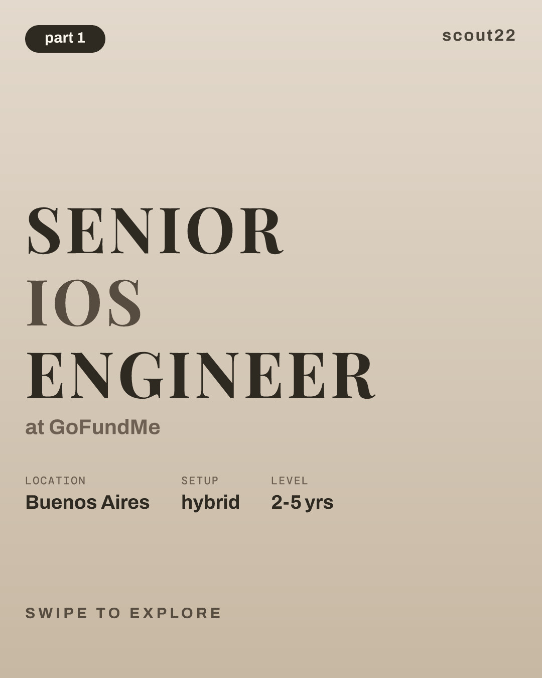 Senior iOS Engineer at GoFundMe