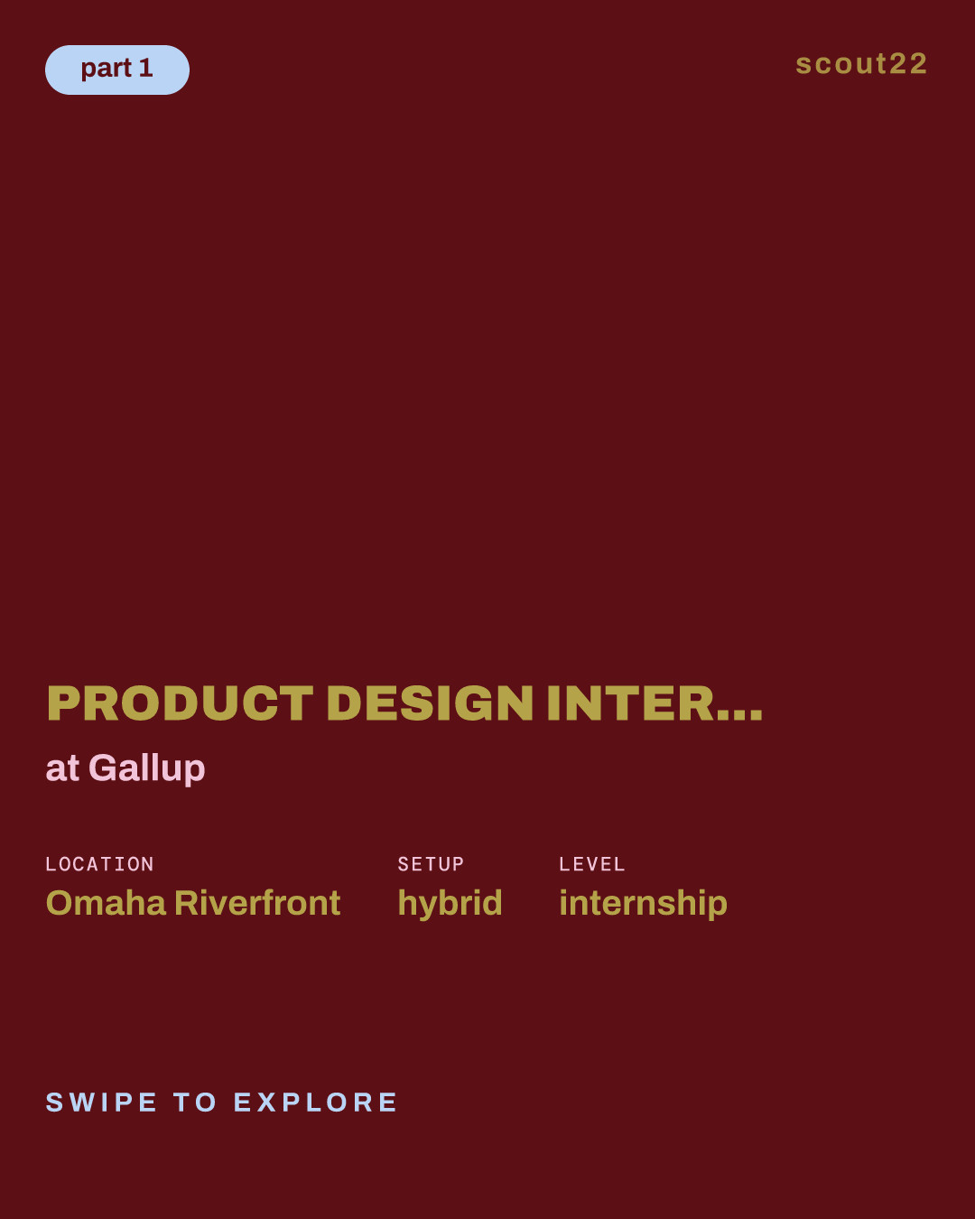 Product Design Intern — Summer 2027 at Gallup