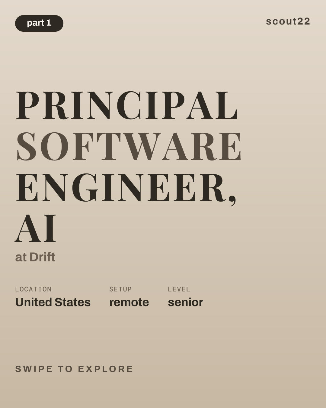 Principal Software Engineer, AI at Drift