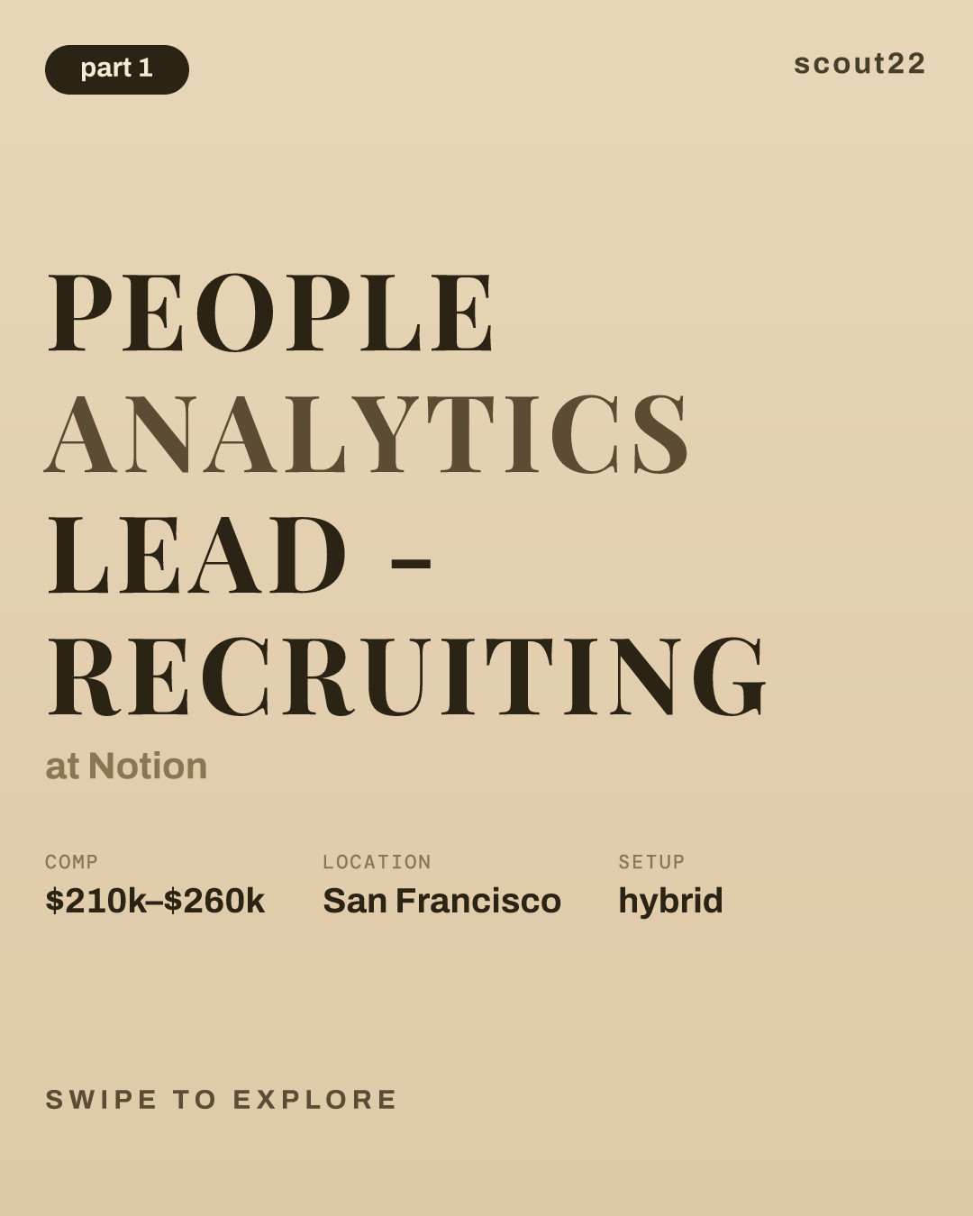 People Analytics Lead - Recruiting at Notion