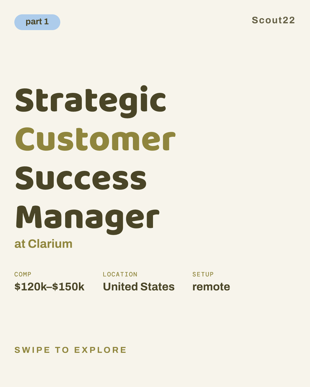 Strategic Customer Success Manager at Clarium