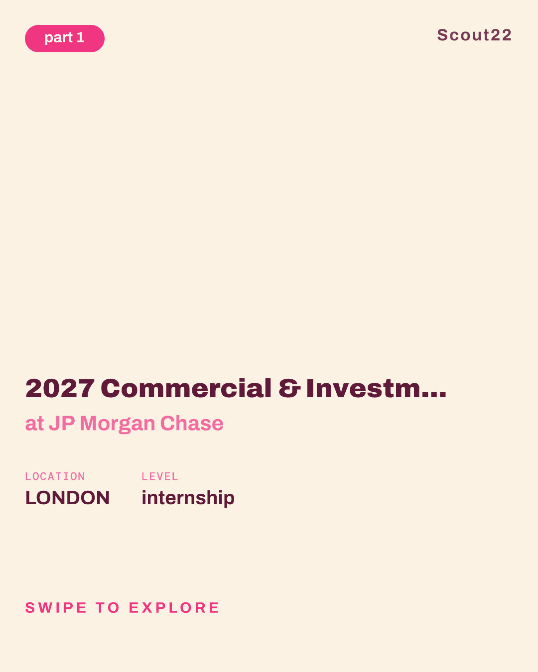 2027 Commercial & Investment Bank - Securities Services Leadership Programme - Summer Internship - London at JP Morgan Chase