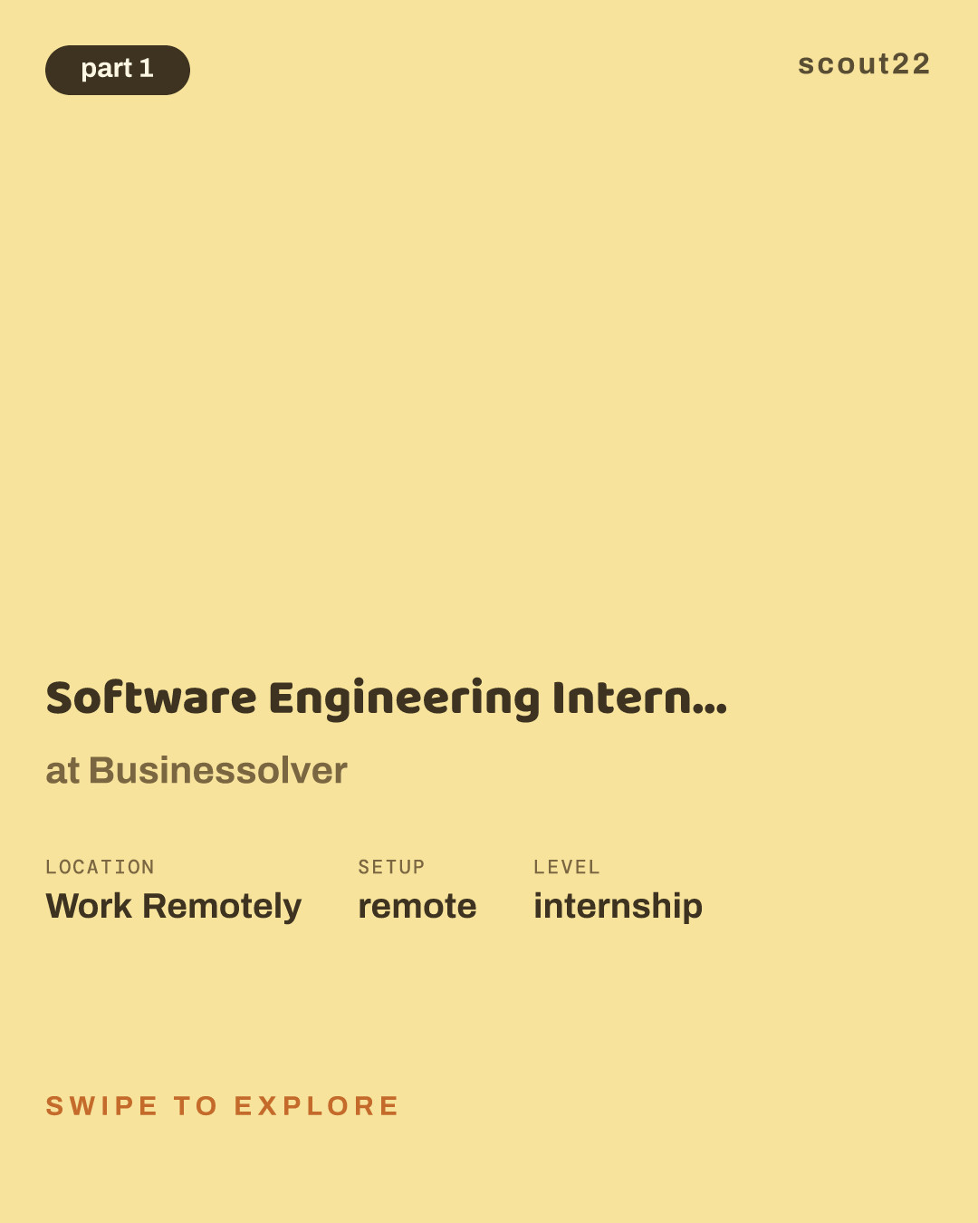 Software Engineering Internship - Java (Work-from-Home) at Businessolver