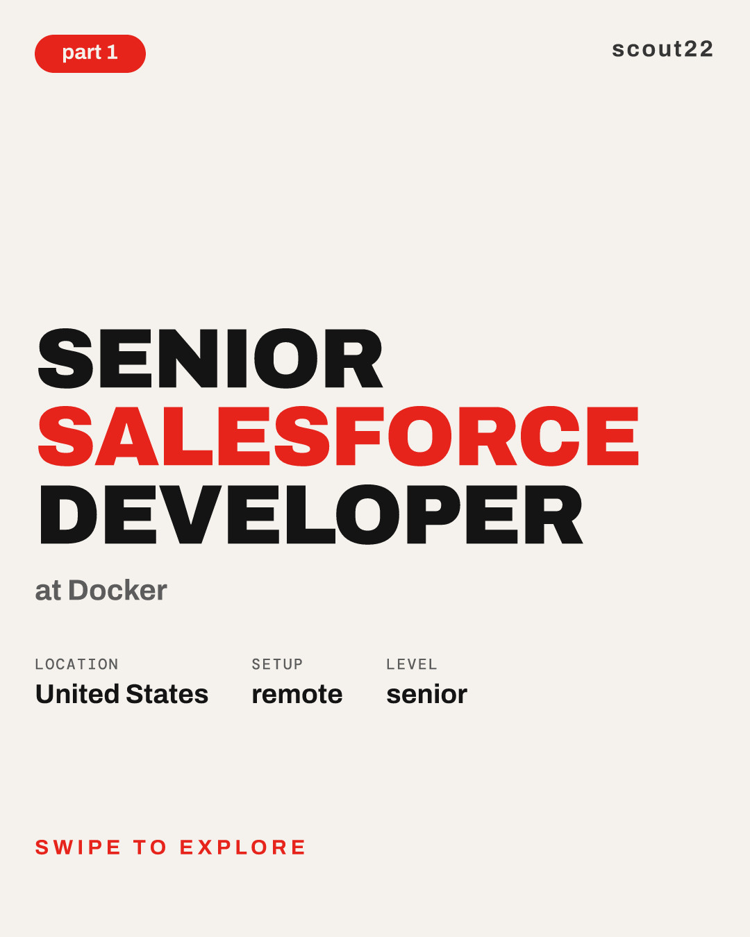 Senior Salesforce Developer at Docker