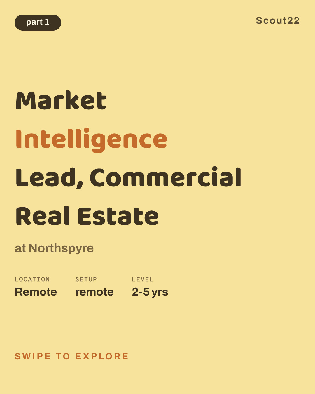 Market Intelligence Lead, Commercial Real Estate at Northspyre