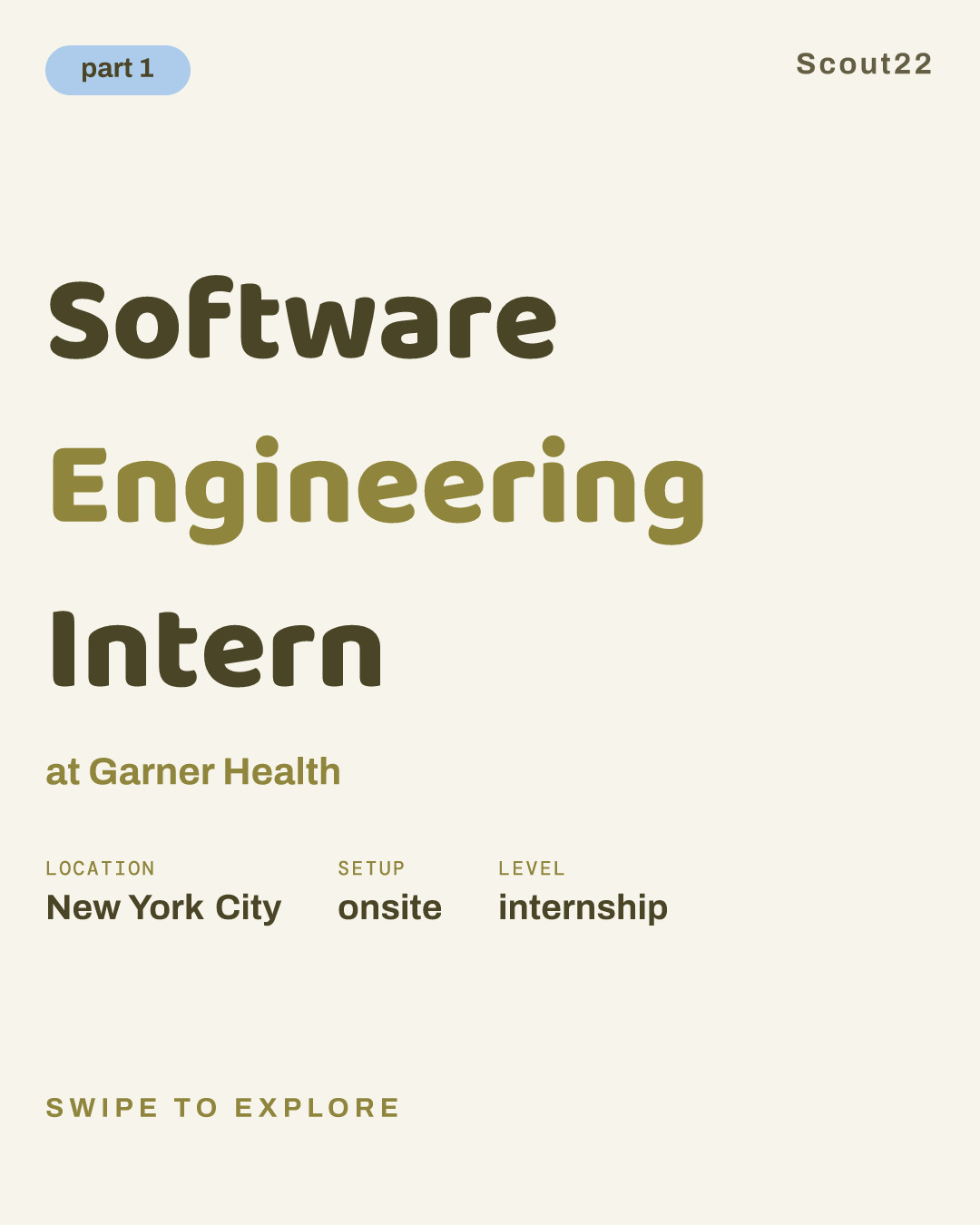 Software Engineering Intern at Garner Health