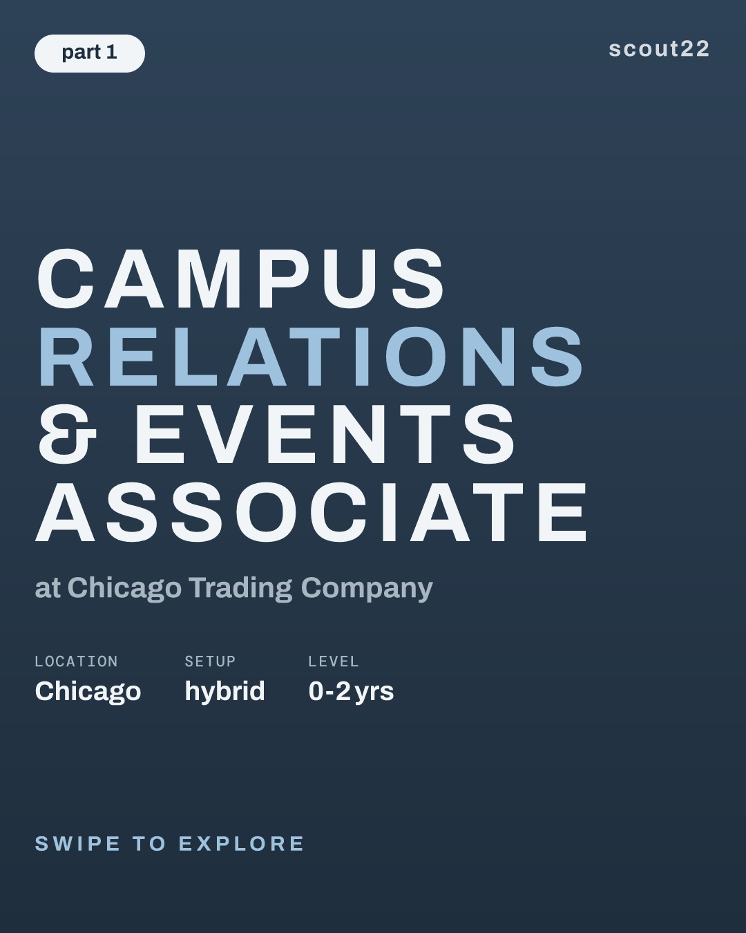 Campus Relations & Events Associate at Chicago Trading Company