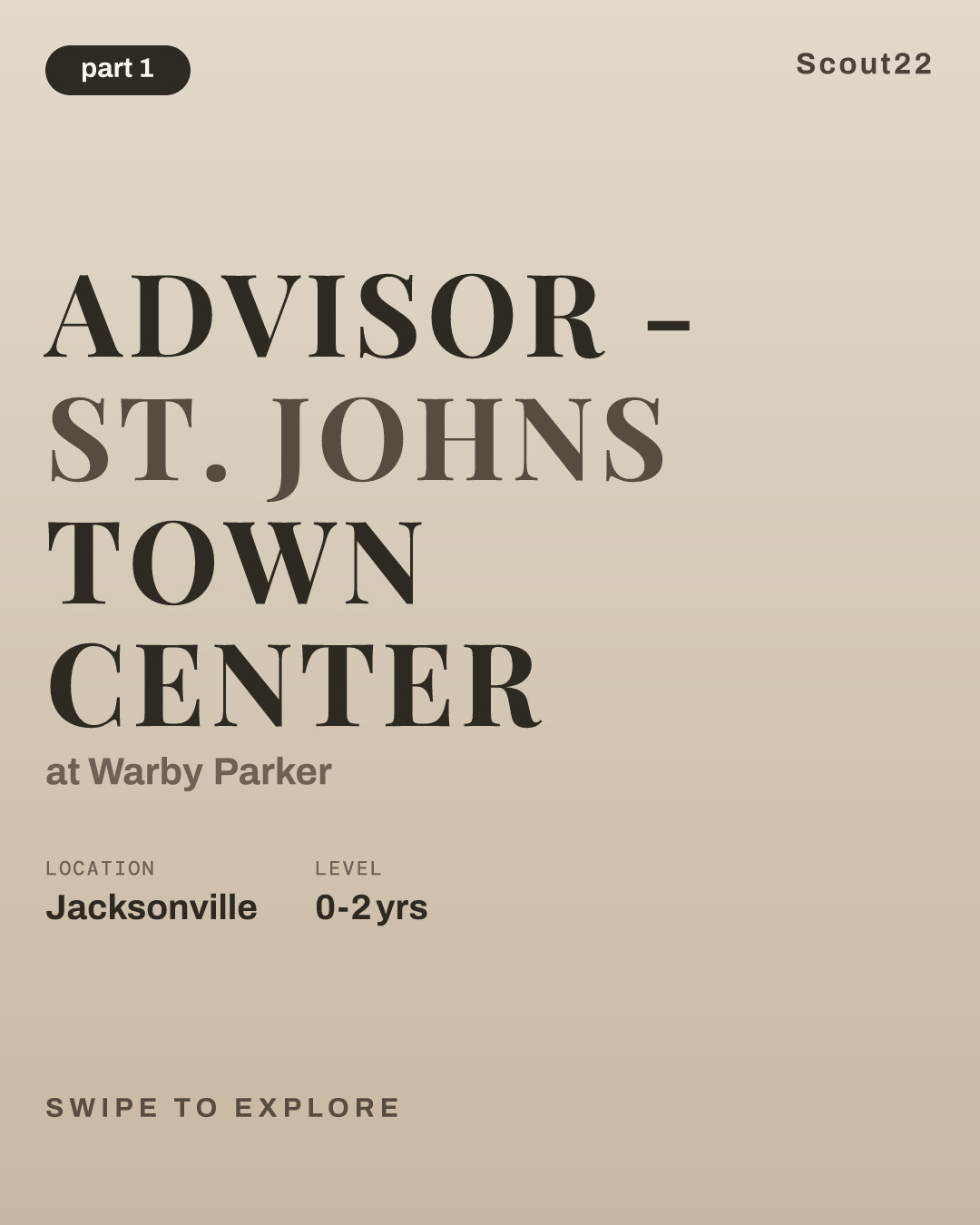 Advisor - St. Johns Town Center at Warby Parker