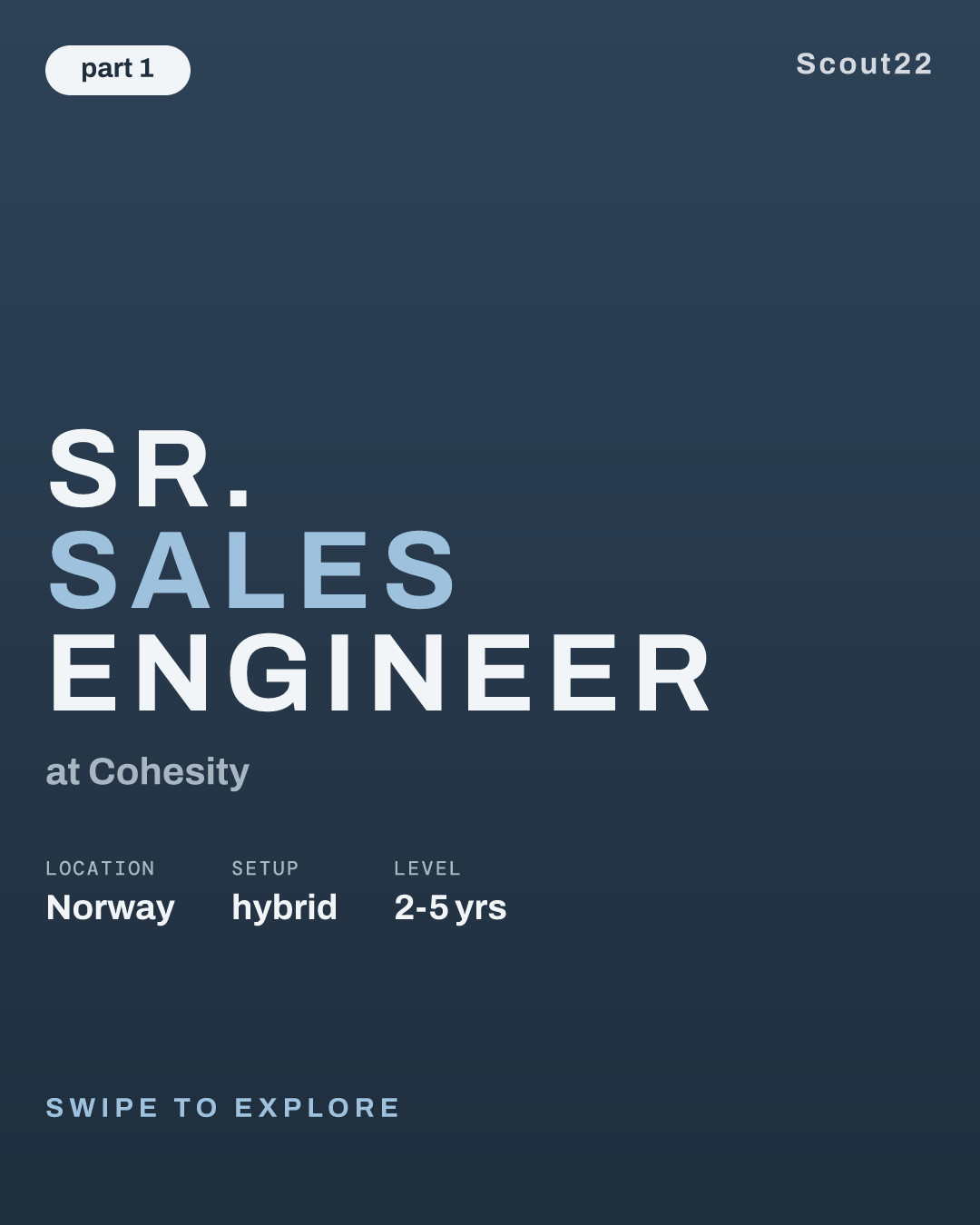 Sr. Sales Engineer at Cohesity