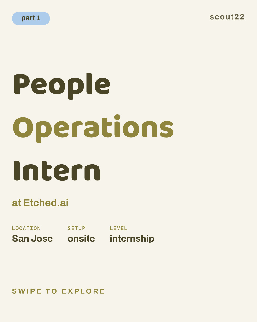 People Operations Intern at Etched.ai