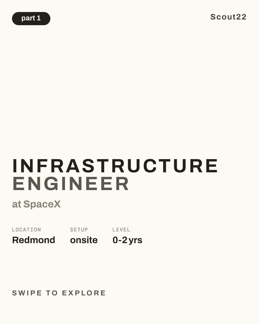 Infrastructure Engineer at SpaceX