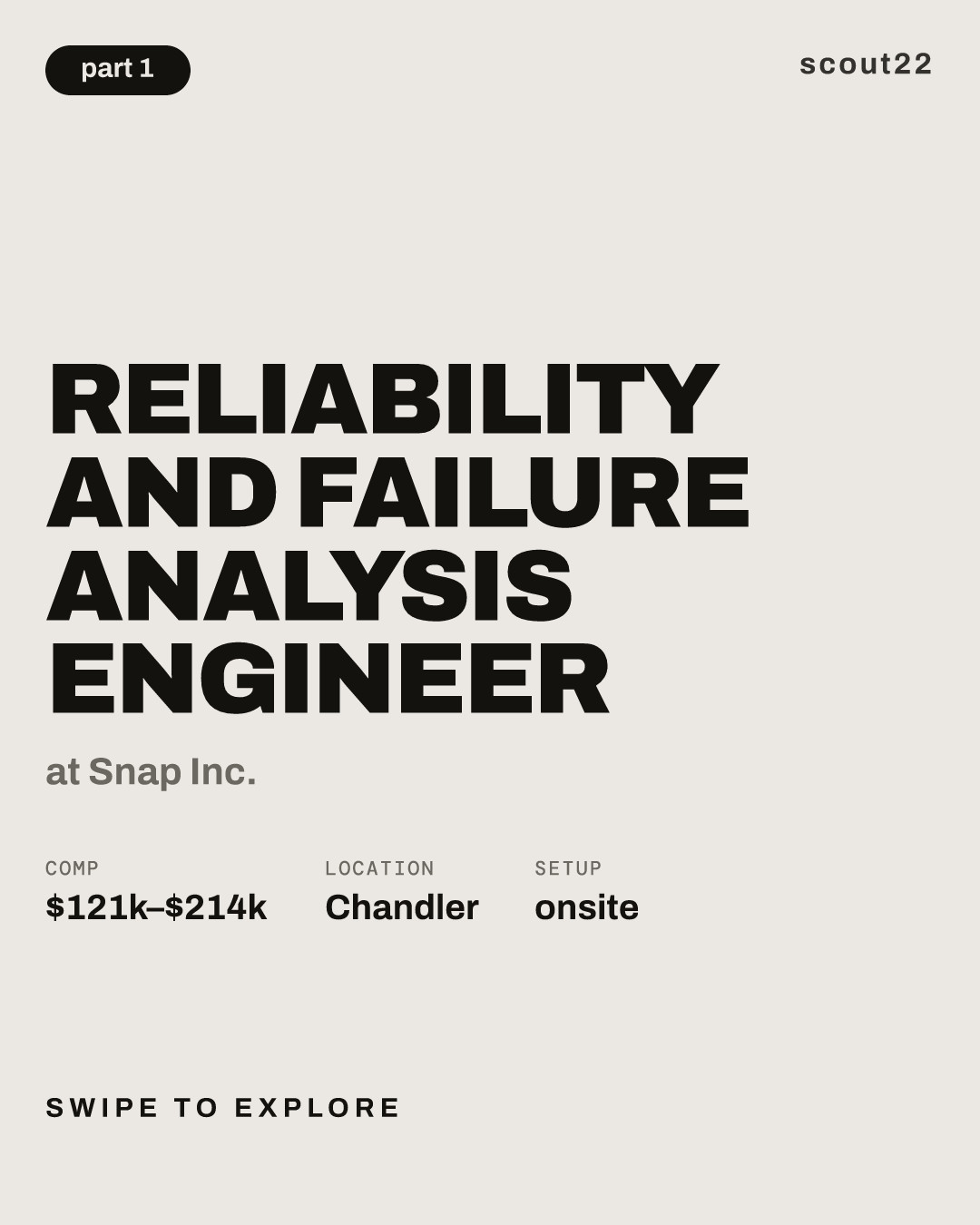 Reliability and Failure Analysis Engineer at Snap Inc.