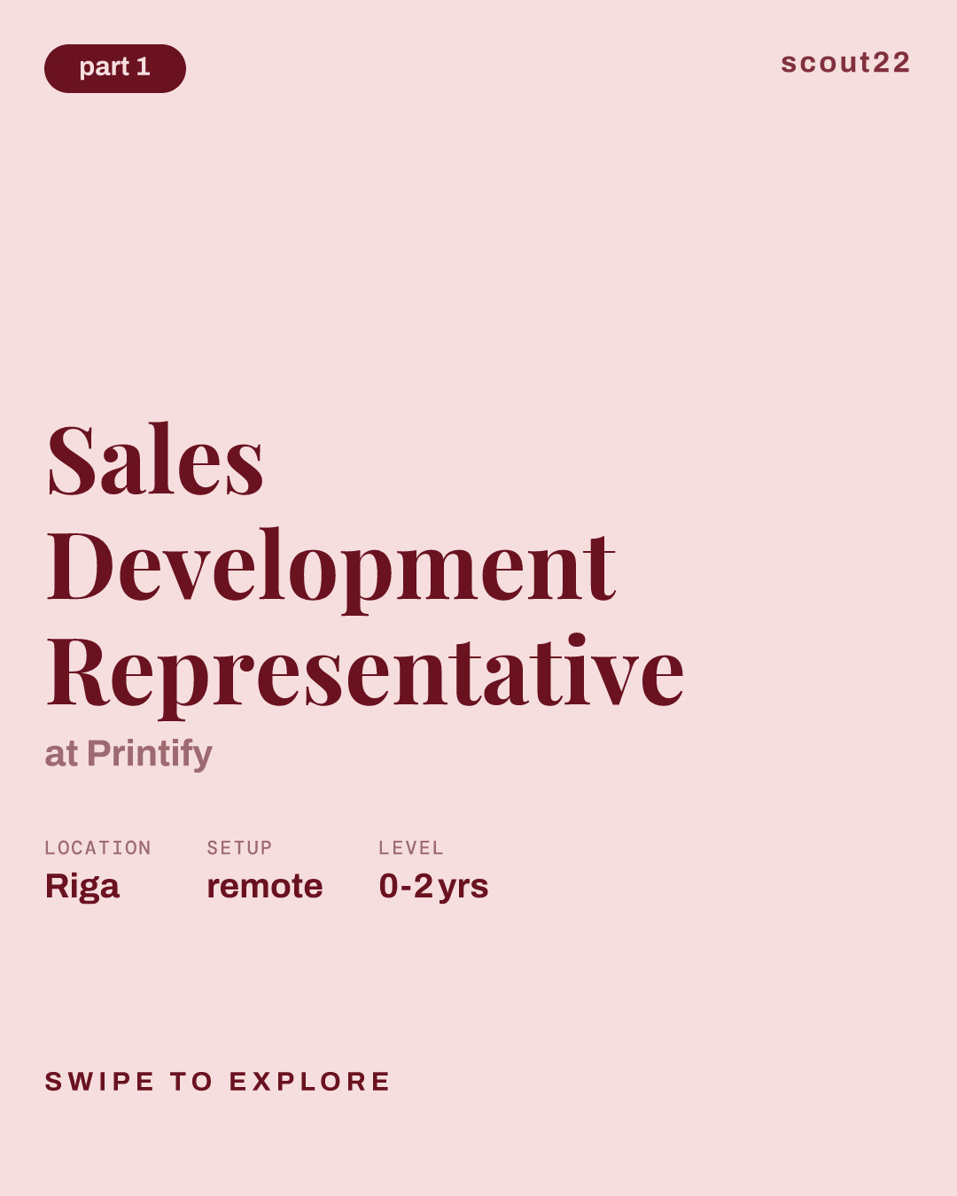 Sales Development Representative at Printify