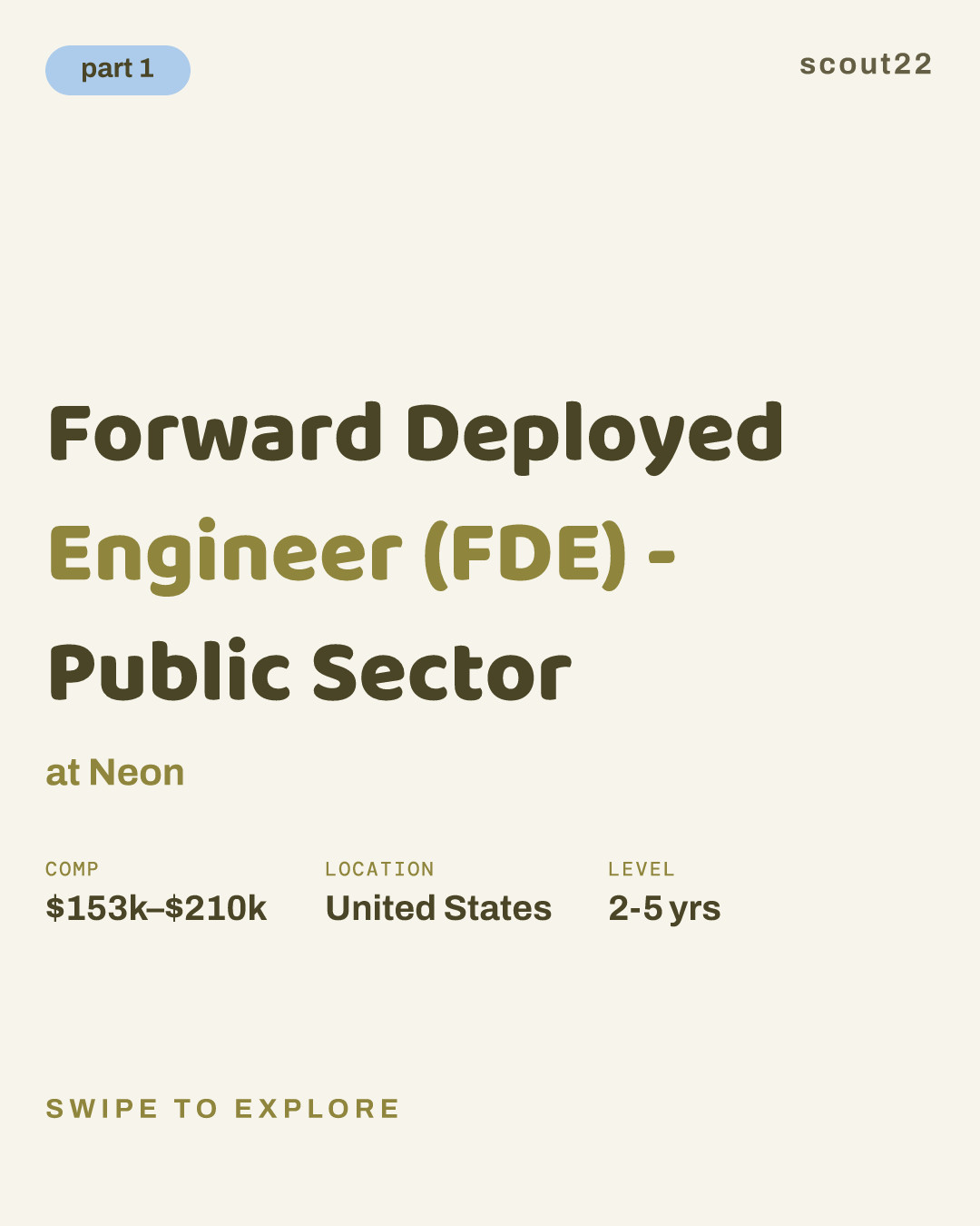 Forward Deployed Engineer (FDE) - Public Sector at Neon