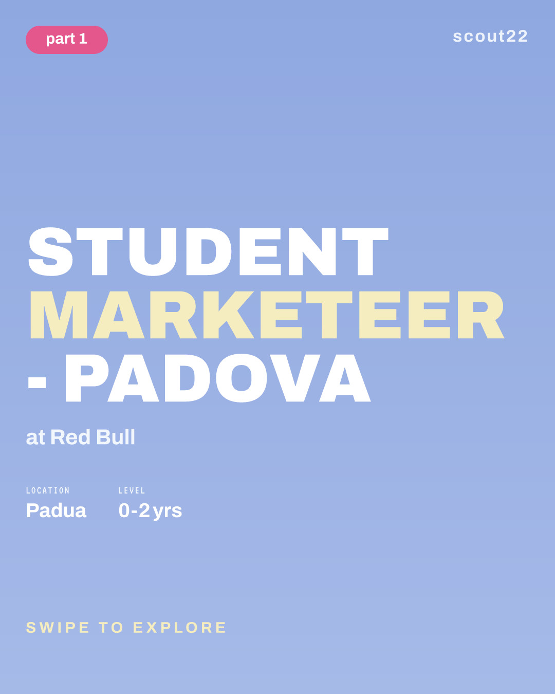 STUDENT MARKETEER - Padova at Red Bull