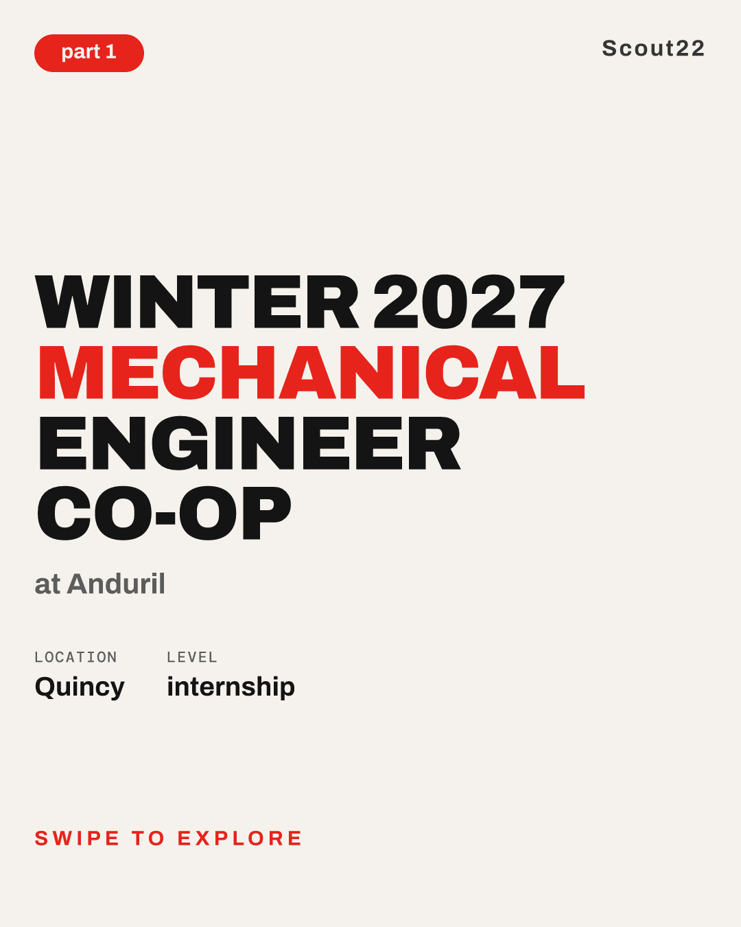 Winter 2027 Mechanical Engineer Co-op at Anduril