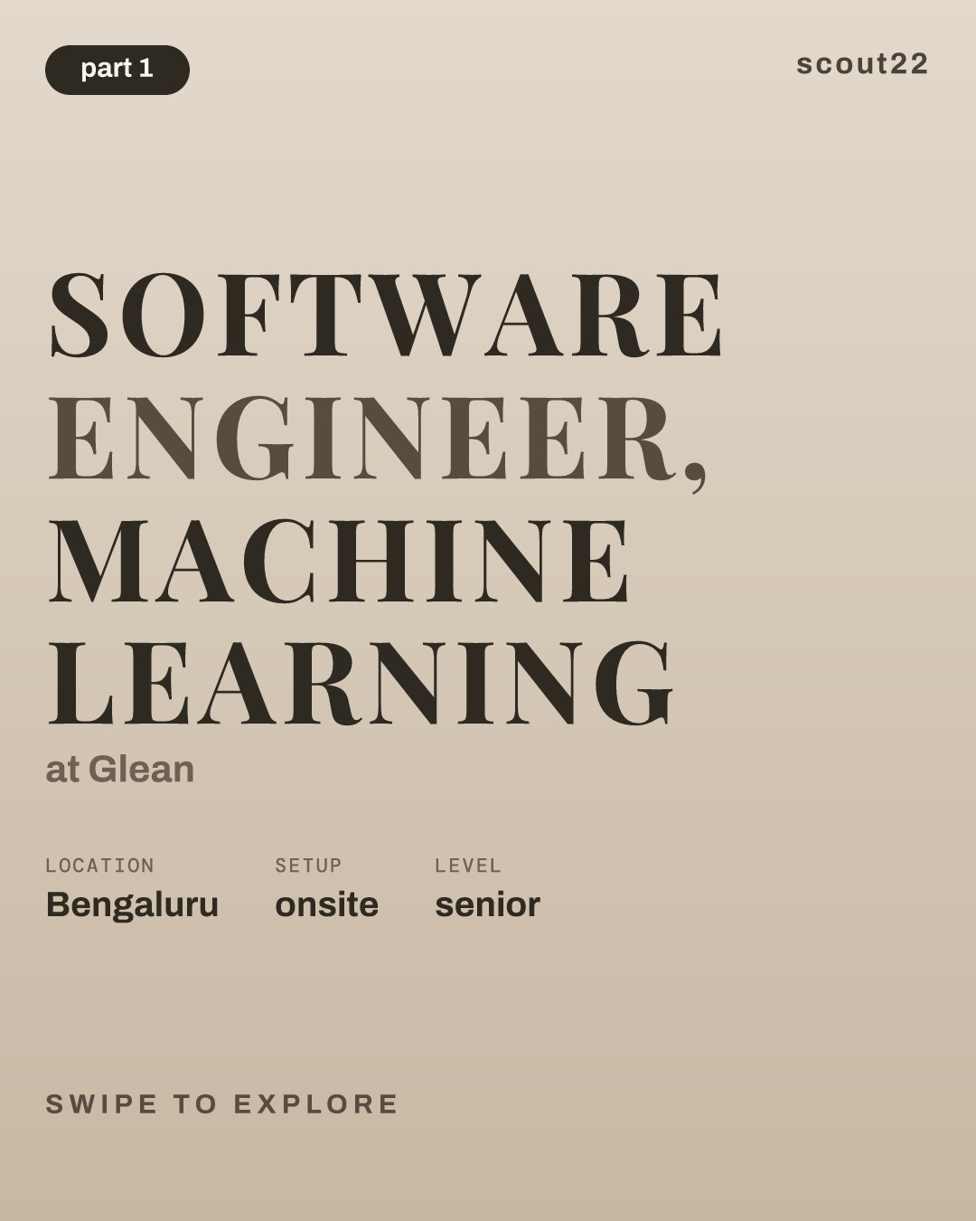 Software Engineer, Machine Learning at Glean
